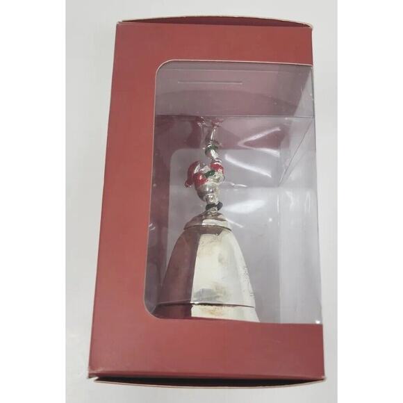 2006 Lenox 30th Musical 2006 WInnie the Pooh Deck the Halls Bell Ornament U37 - Picture 4 of 6